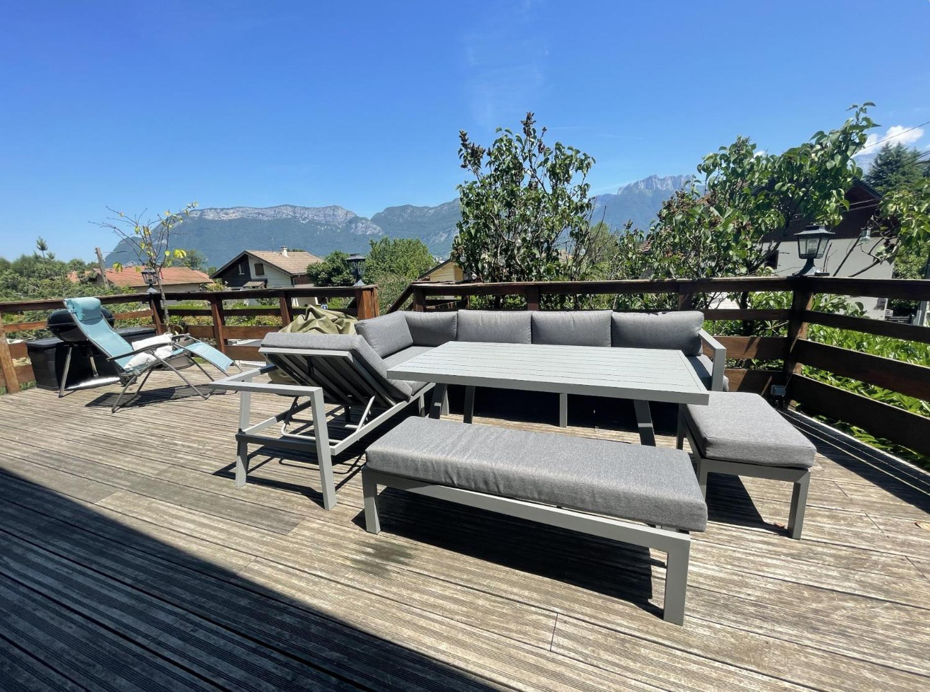 Cosy Chalet Annecy Lake For A Family Sévrier Extérieur photo
